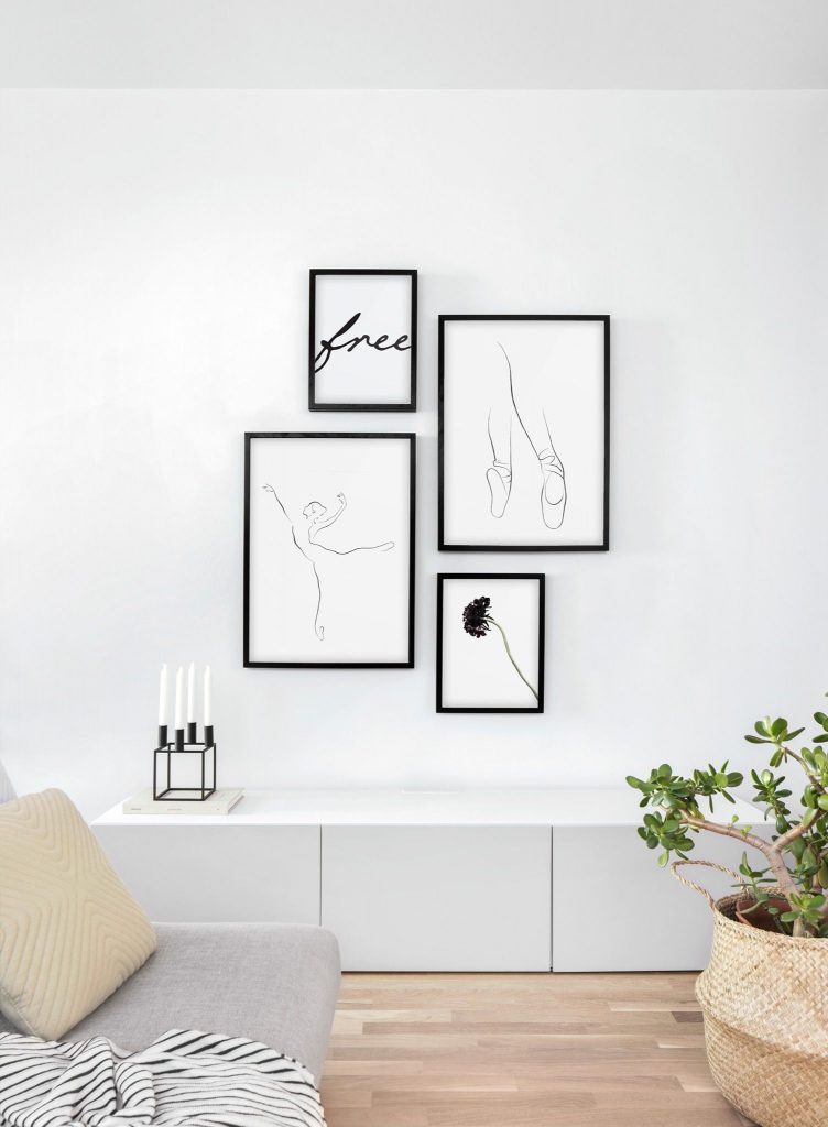minimalist design wall art