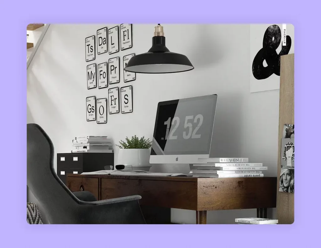 Finishing Touches in a Room