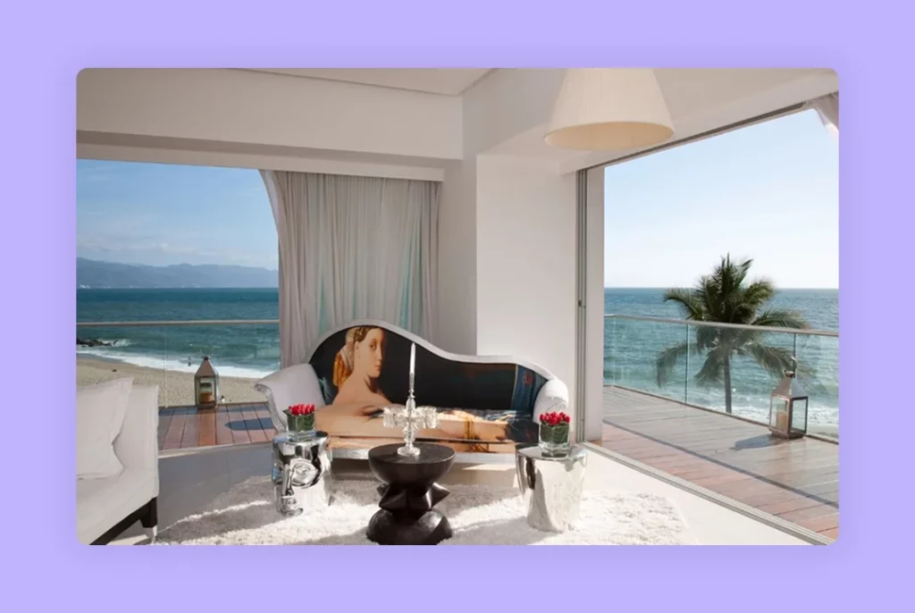 Interior design of Philippe Starck