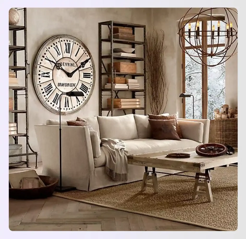 Vintage steampunk decor and whimsical accessories