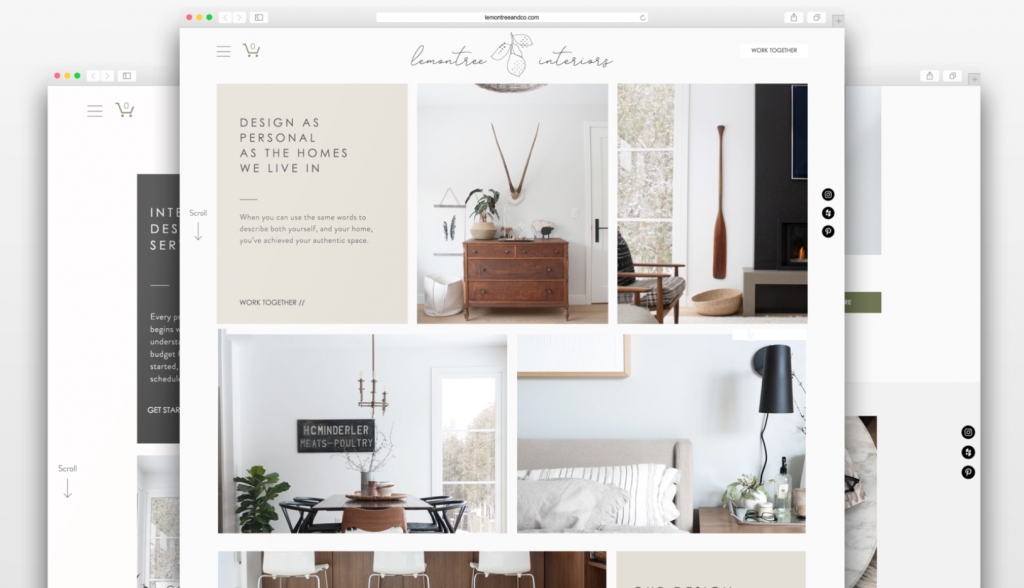 interior design portfolio layout examples