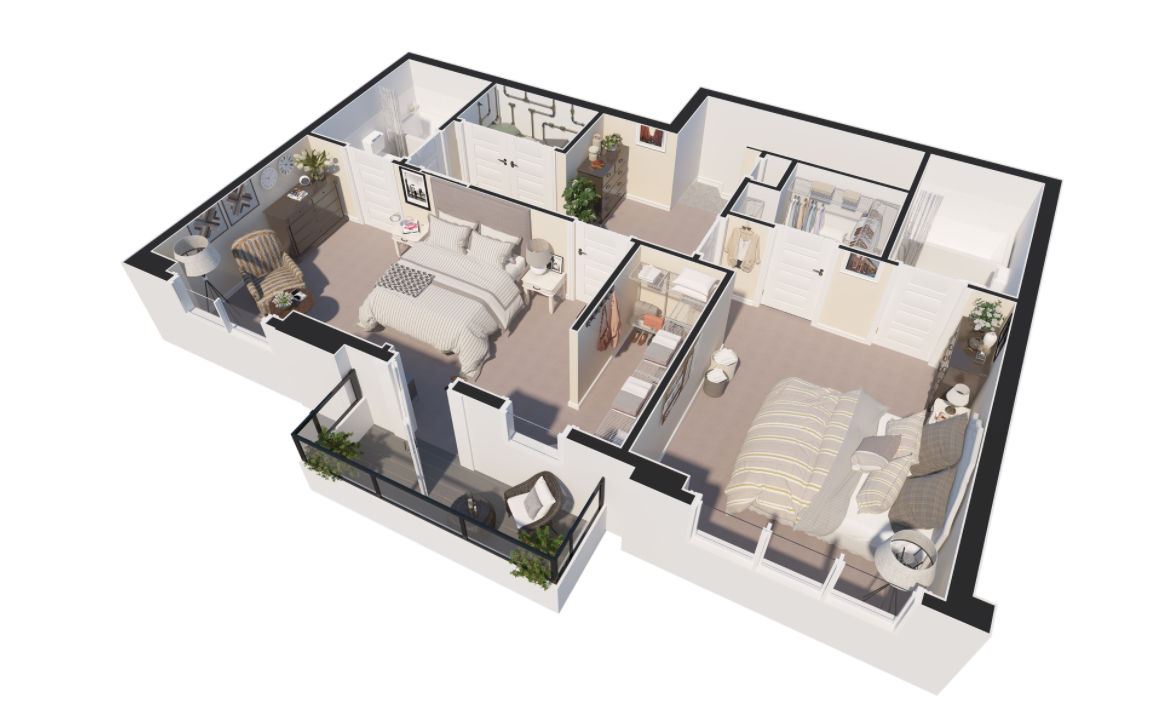 Floorplanner - 3D floor plan made with floorplanner.com