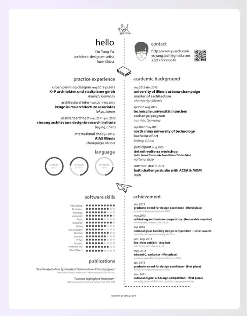 Architecture resume example10 