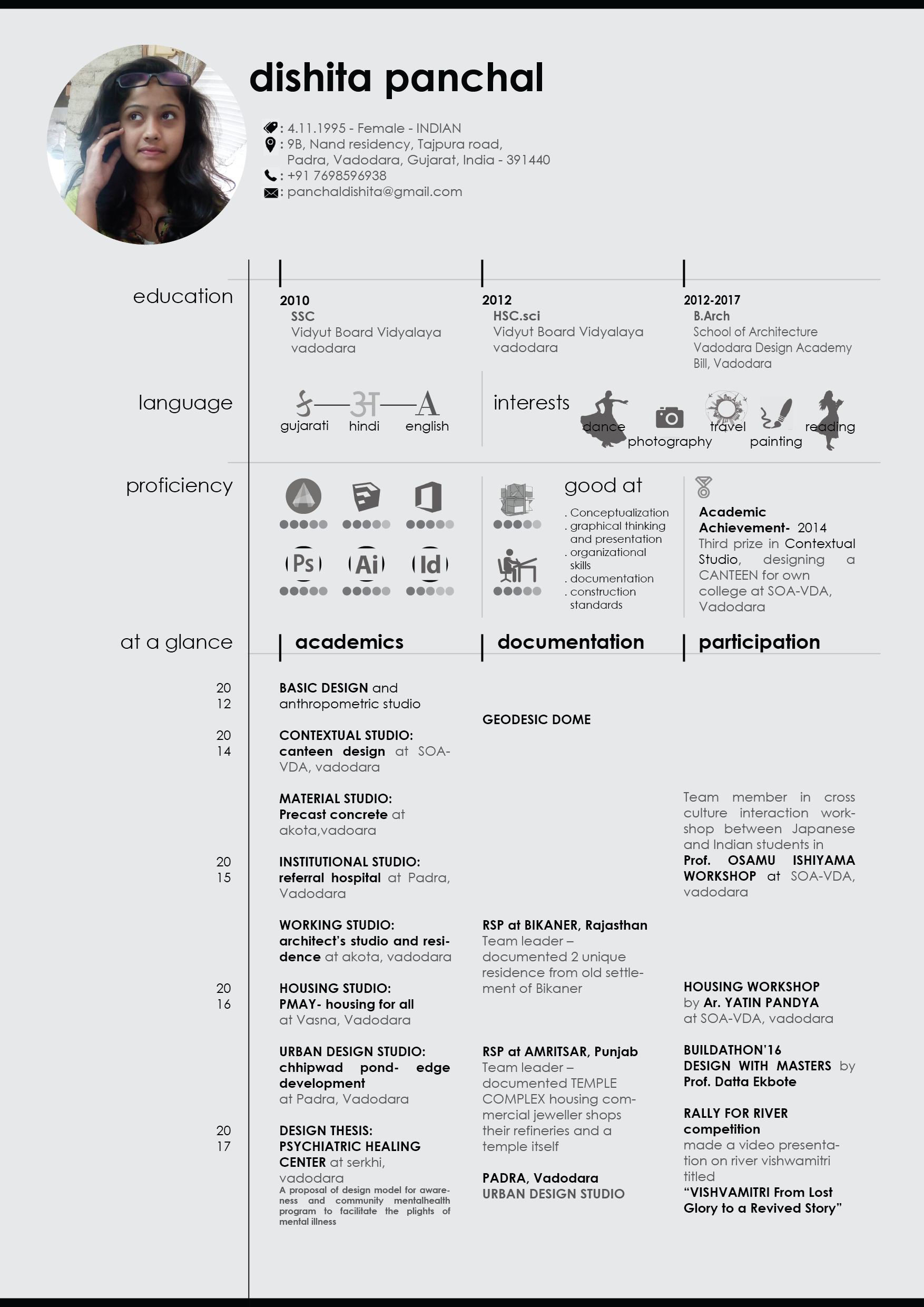 architecture resume sample 5