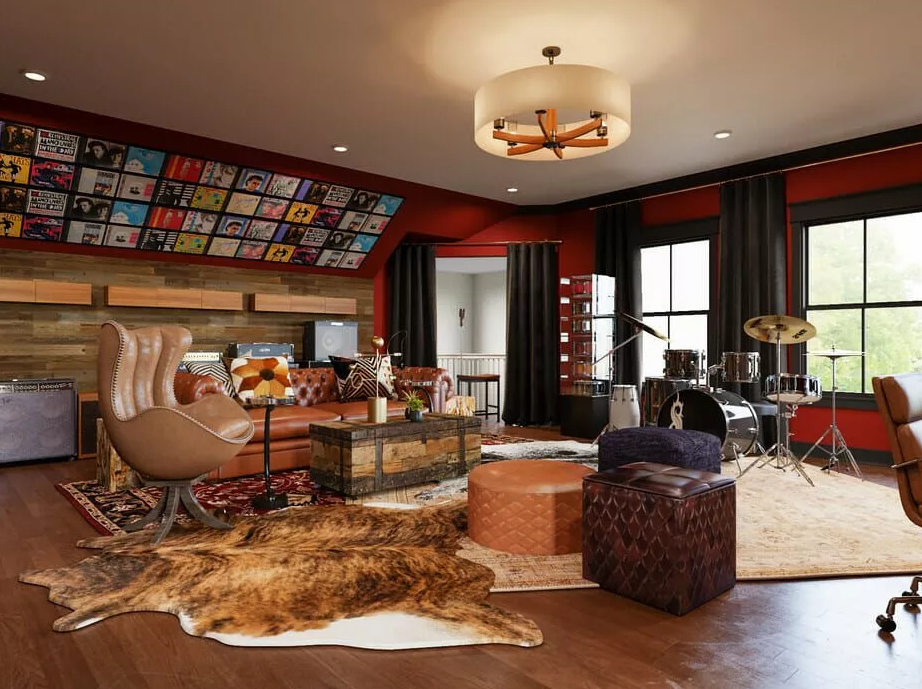 transform living room into music room