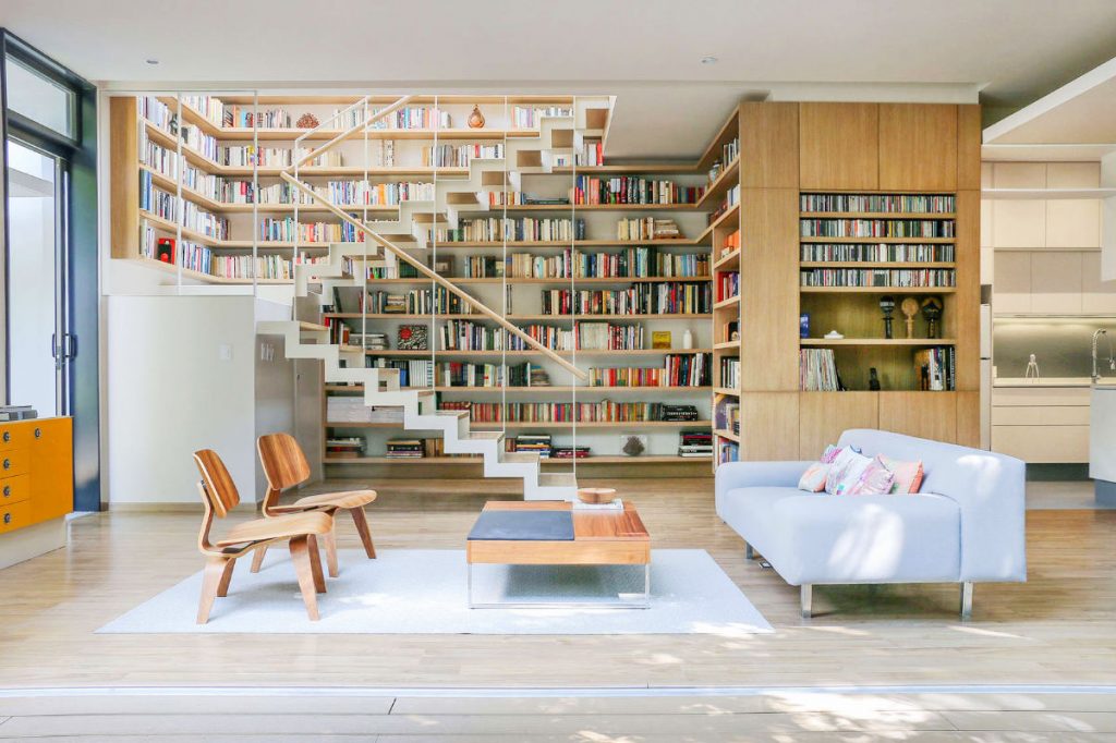 ultra modern home library