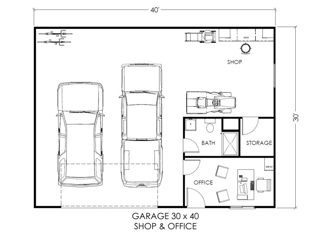 Garage Floor Plan