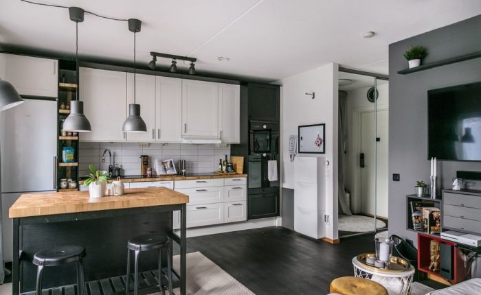kitchen floor space