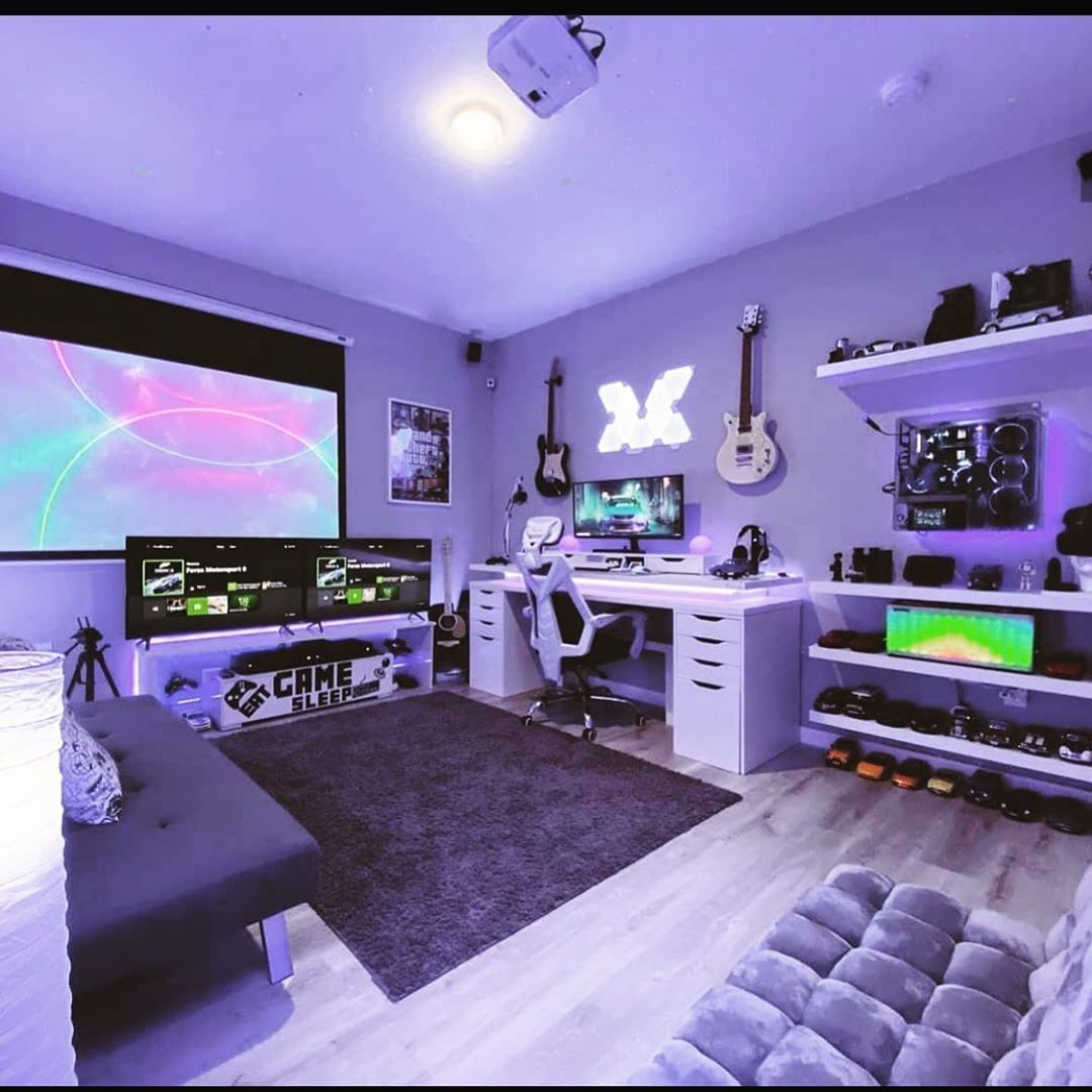 bedroom gaming room