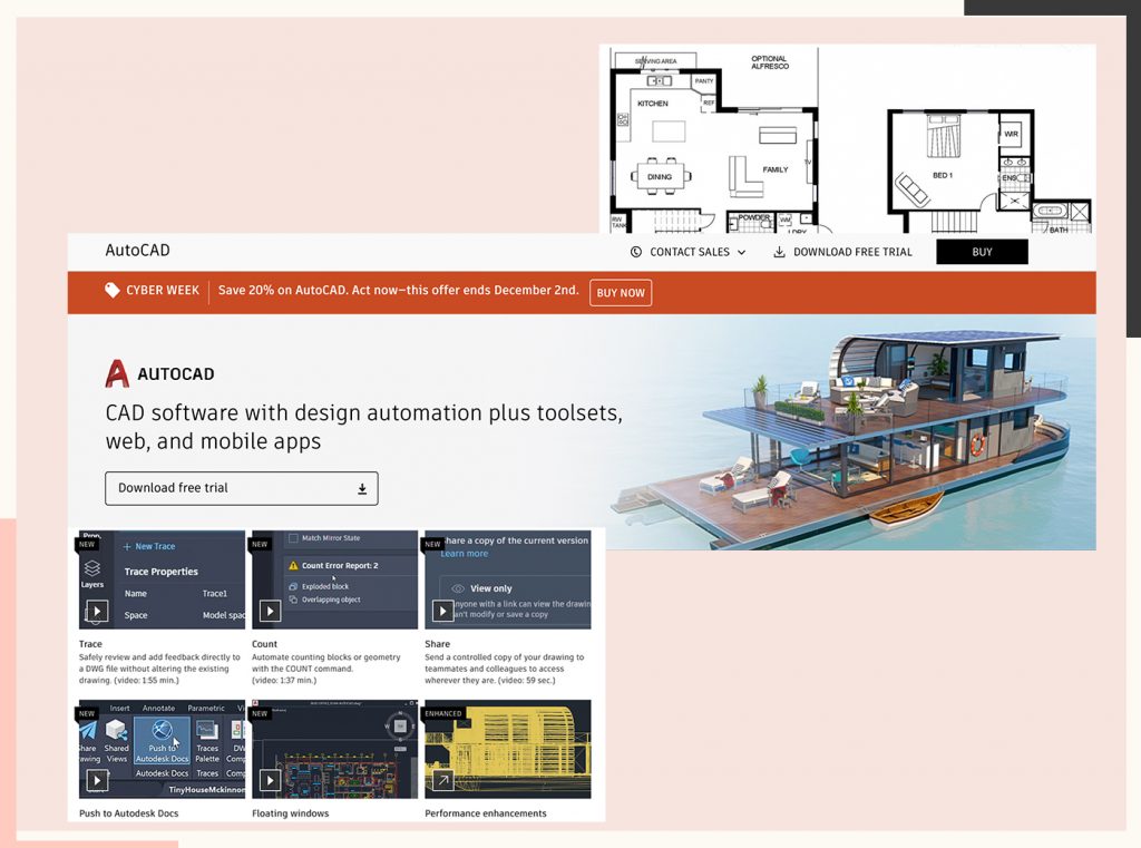 autocad interior design software