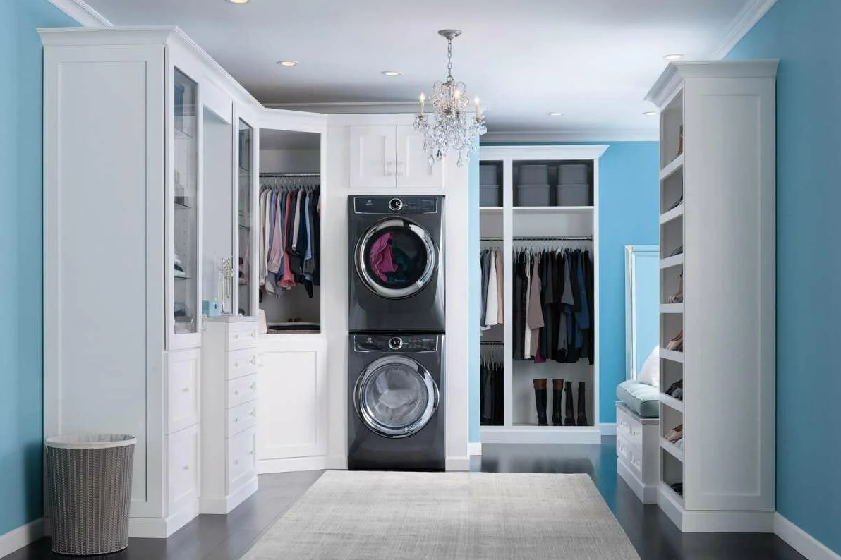 sufficient space for laundry room