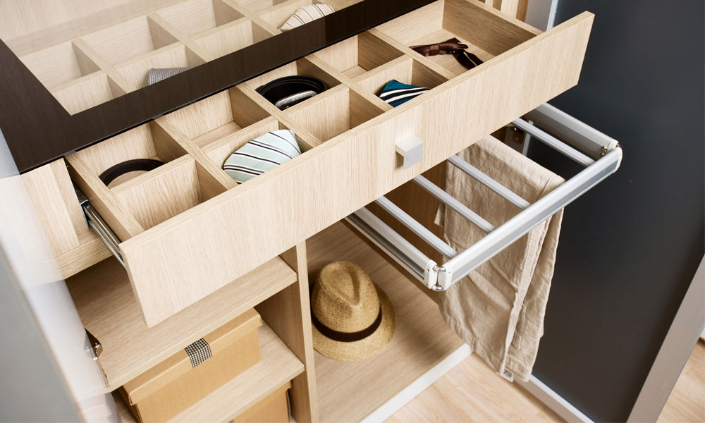 wardrobe design with storage function