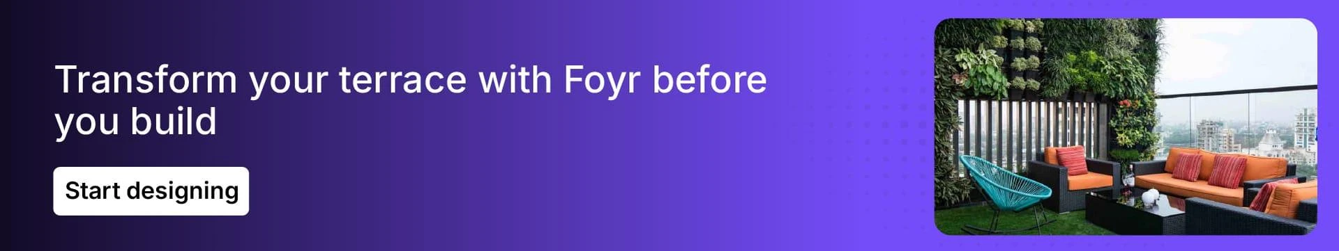 Foyr offers powerful 3D rendering for outdoor spaces