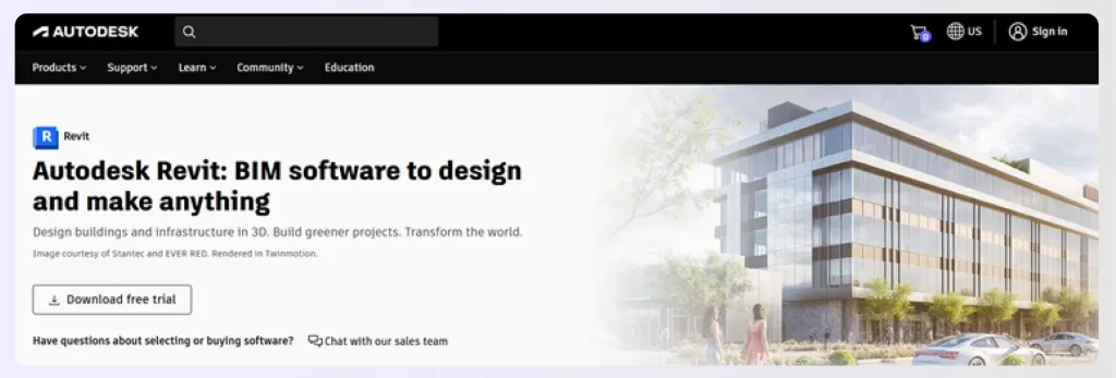 Screenshot of Autodesk Revit BIM software interface Screenshot of Autodesk Revit BIM software interface