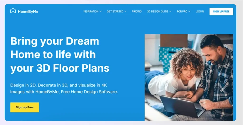 Screenshot of HomeByMe 3D room planner Screenshot of HomeByMe 3D room planner