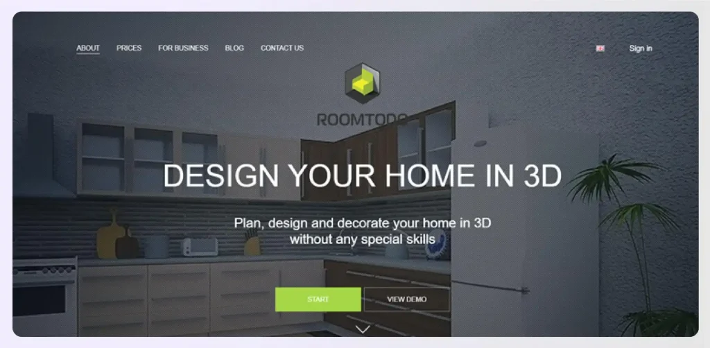 Screenshot of RoomToDo 3D web interface Screenshot of RoomToDo 3D web interface