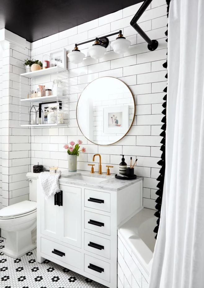 fixture placement for small bathroom design