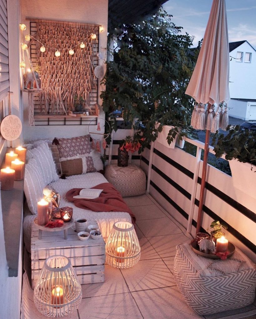 Ideas To Decorate Balcony Balcony Modern Decorating Plants Potted Greenery Urban Contemporary
