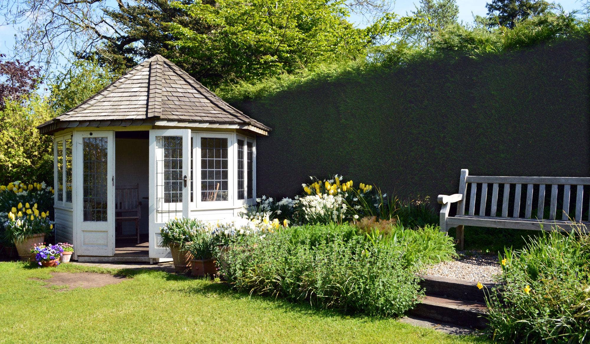 outhouse gardening storage