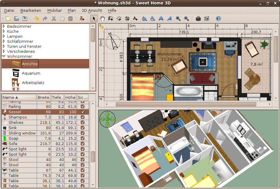 free 3d software for interior design software