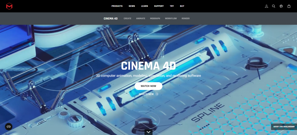 cinema 4d - cloud rendering software