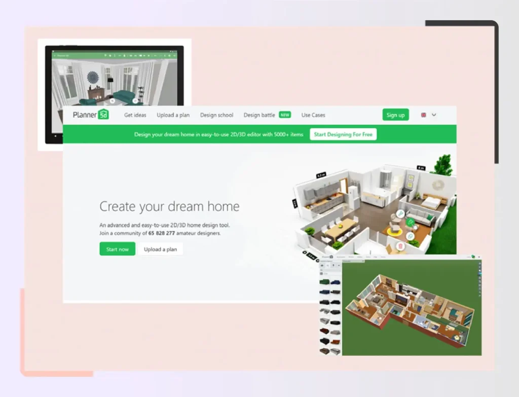 Planner 5D augmented reality room visualization feature Planner 5D augmented reality room visualization feature