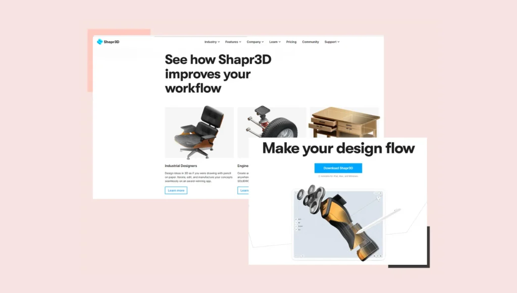Shapr3D is an exclusive design software available to Apple use Shapr3D is an exclusive design software available to Apple use