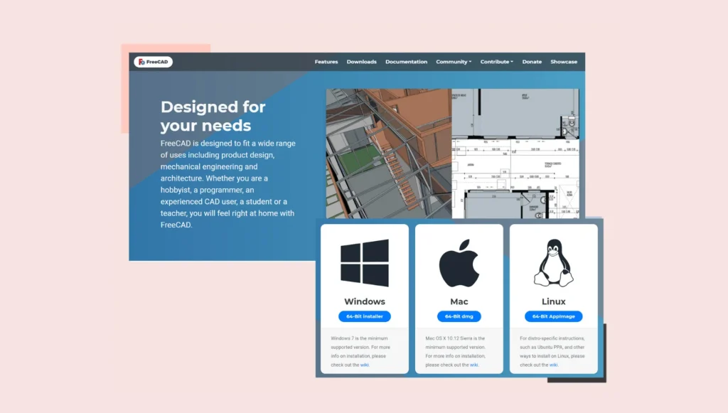FreeCAD is an open-source parametric 3D modeler
