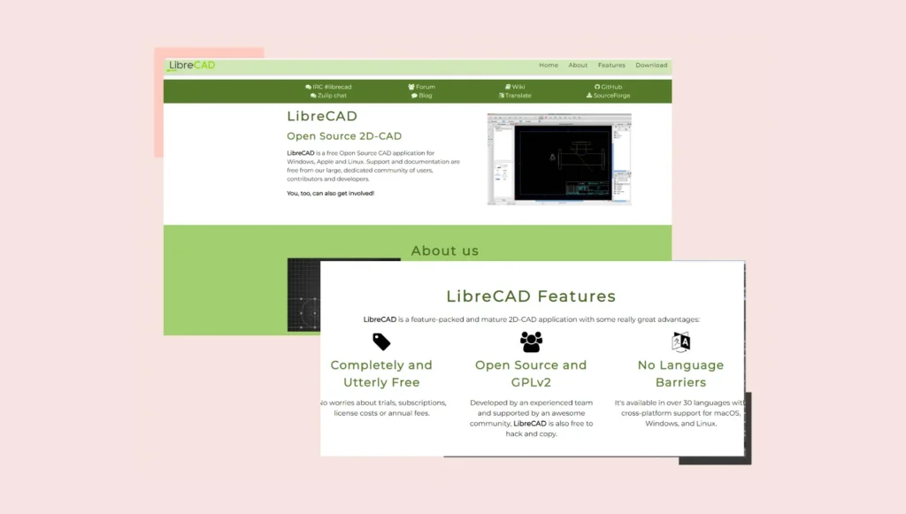 LibreCAD is a simple design software that offers basic functionality LibreCAD is a simple design software that offers basic functionality