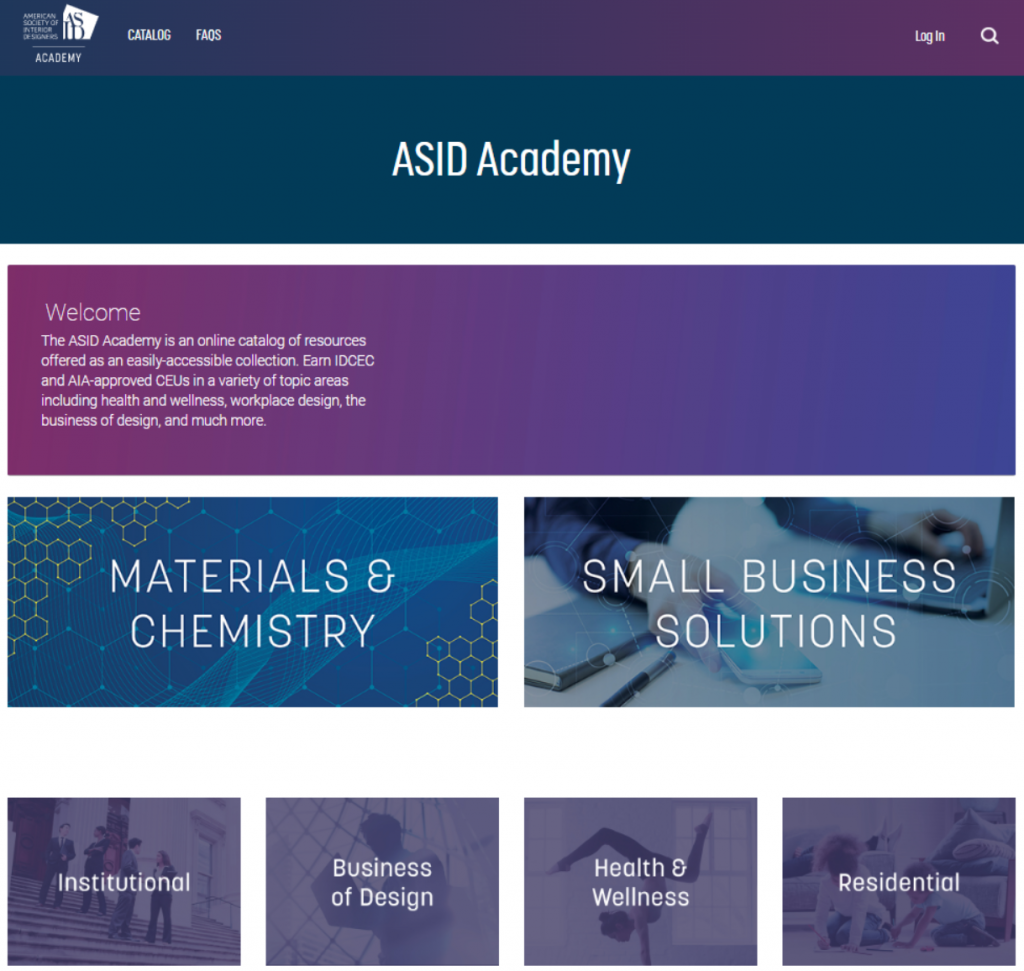 asid academy - online interior design course