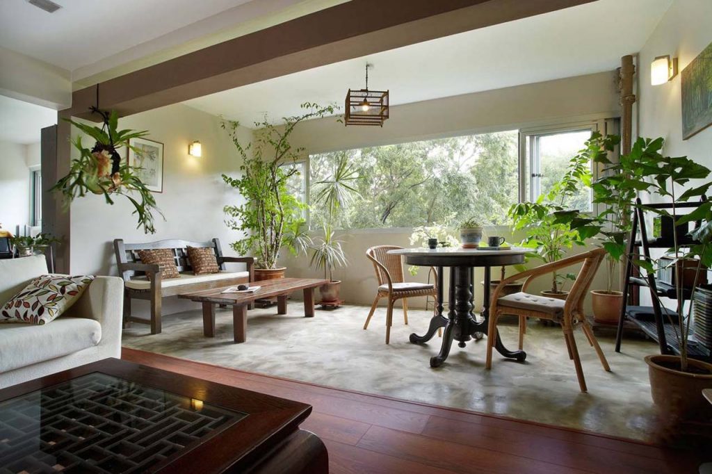 eco modern living room