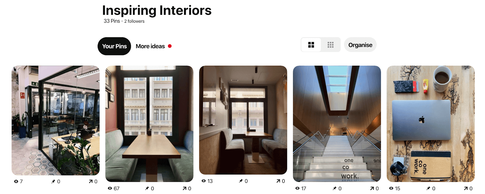 Pinterest for interior design