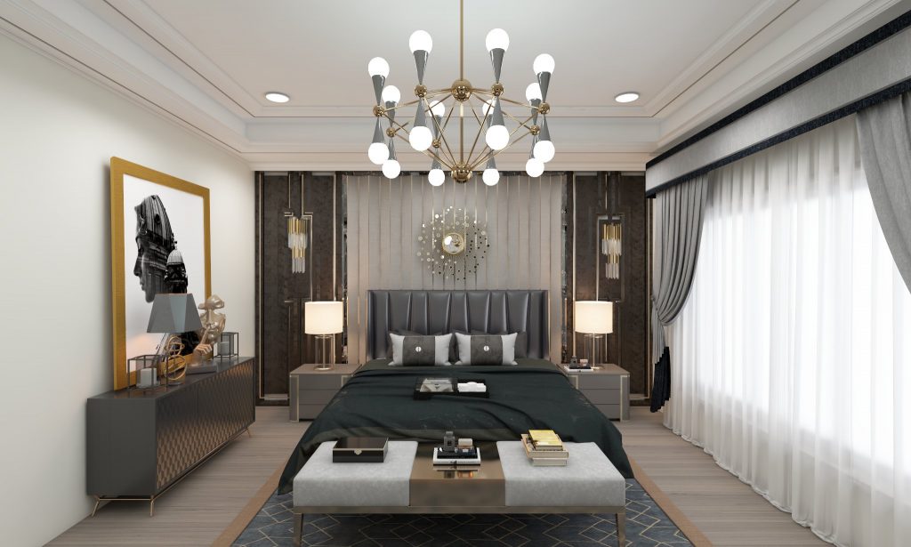 hollywood glam interior design style