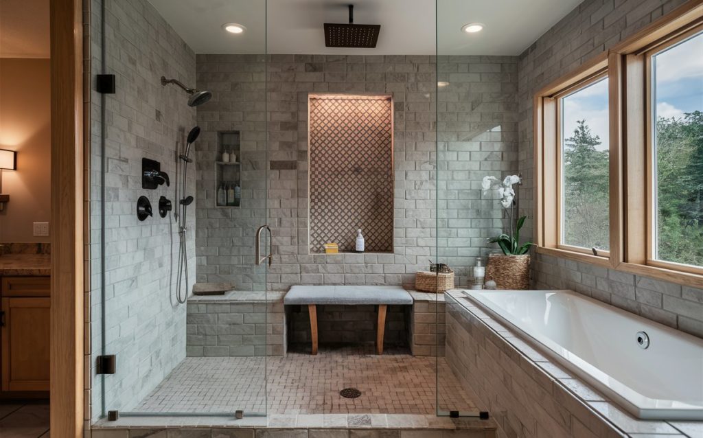 Luxurious bathroom with a spa-like feel