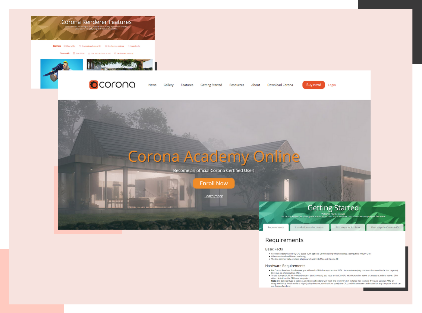 Corona rendering software