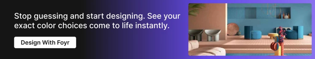 Foyr helps create impressive interior designs in minutes. 