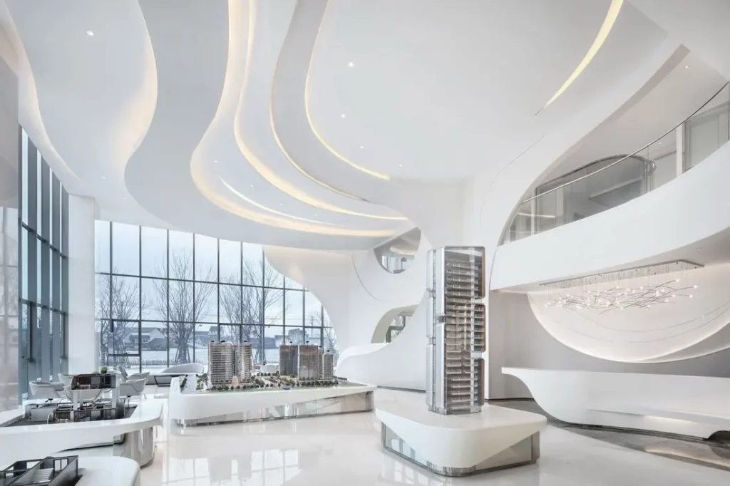 Futuristic interior design