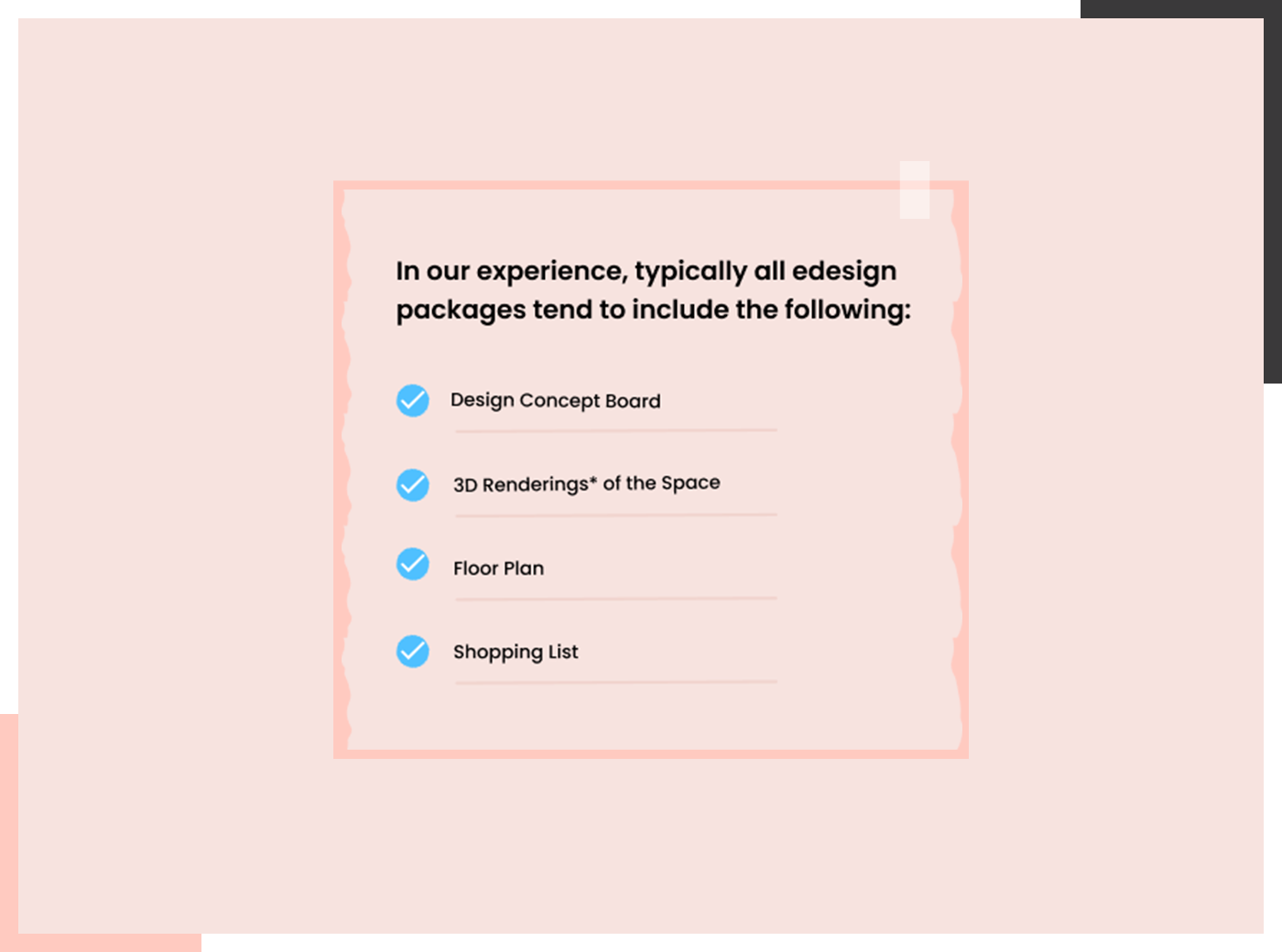 things to Remember in E-design packages