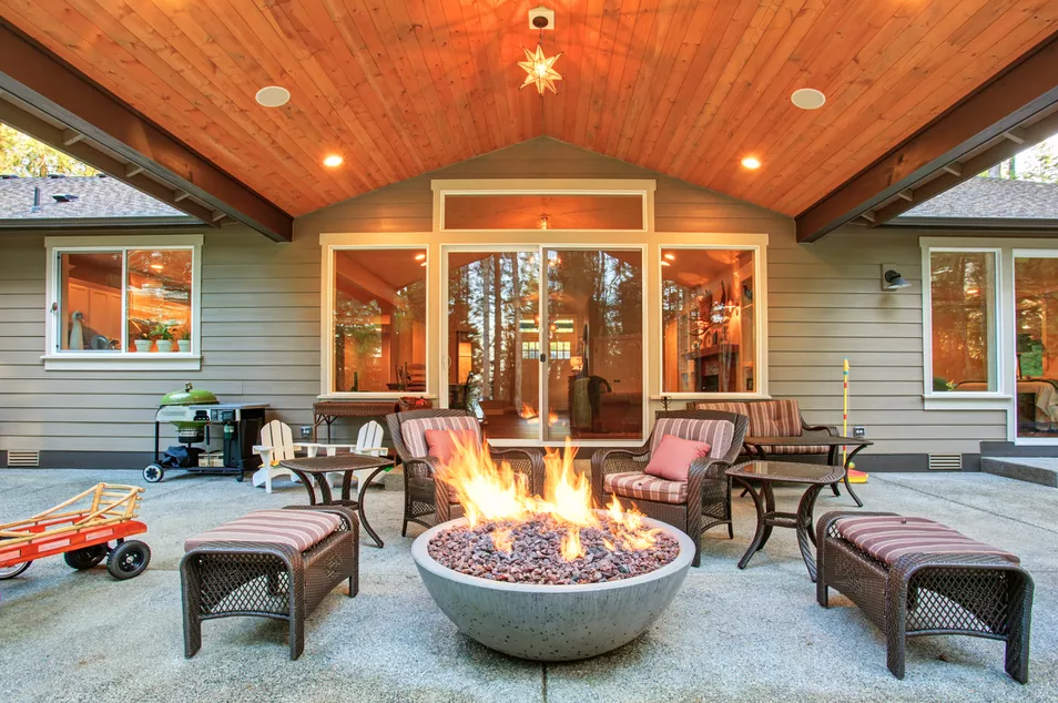 50 Best Patio Design Ideas For Outdoor, Indoor Fire Pit Floor Plan