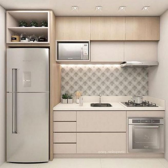 wall mounted kitchen design