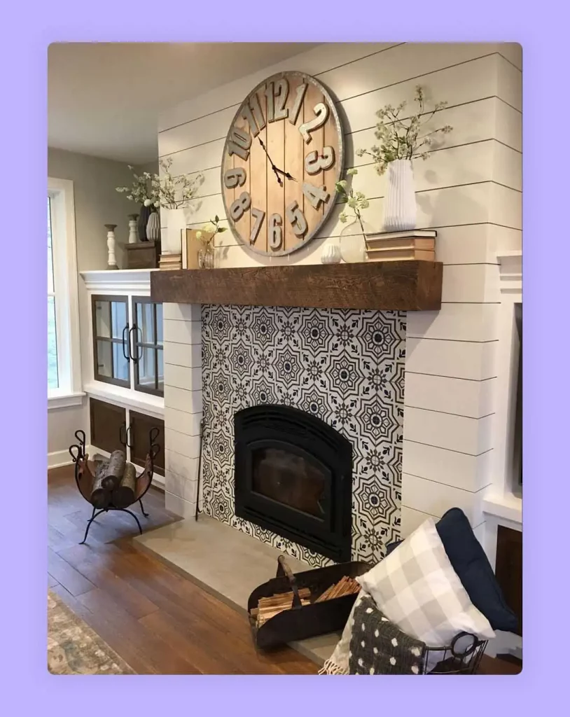 Fireplace Decor Ideas While Saving Space