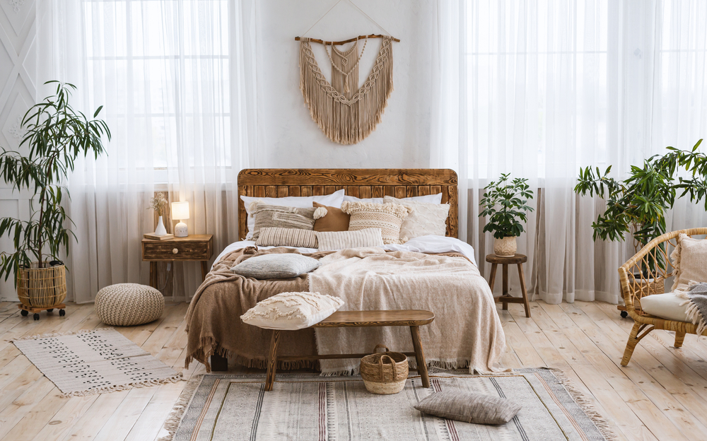 13 Best Rustic Bedroom Ideas To Give a Boho Look in 2024 - Foyr