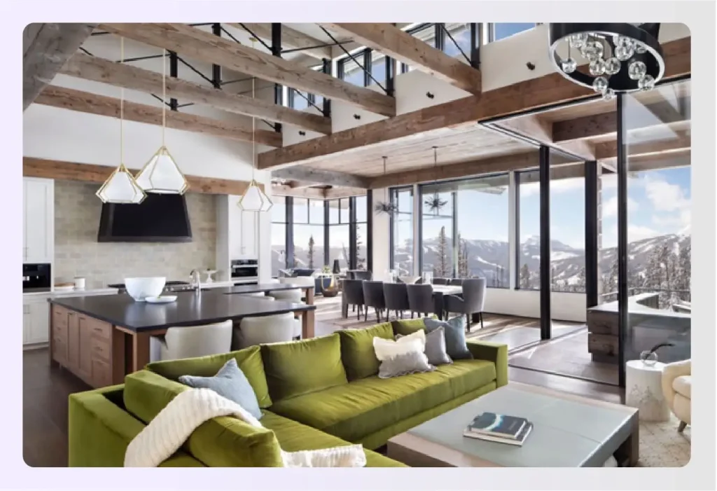 Open-plan commercial space designed for flexibility 