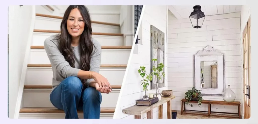 Joanna Gaines and her signature farmhouse design