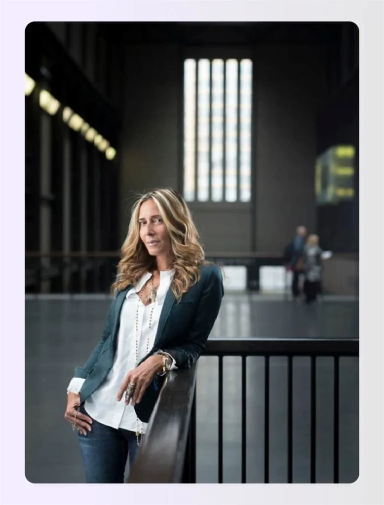 Tara Bernerd standing in a spacious modern hallย Tara Bernerd standing in a spacious modern hallย