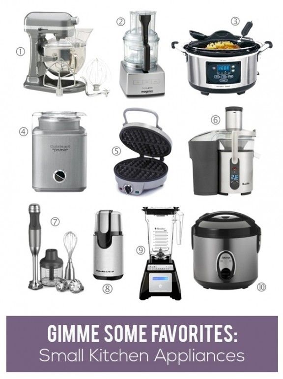 small kitchen appliances