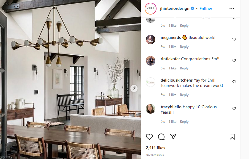 Jessica Helgerson - interior designer instagram