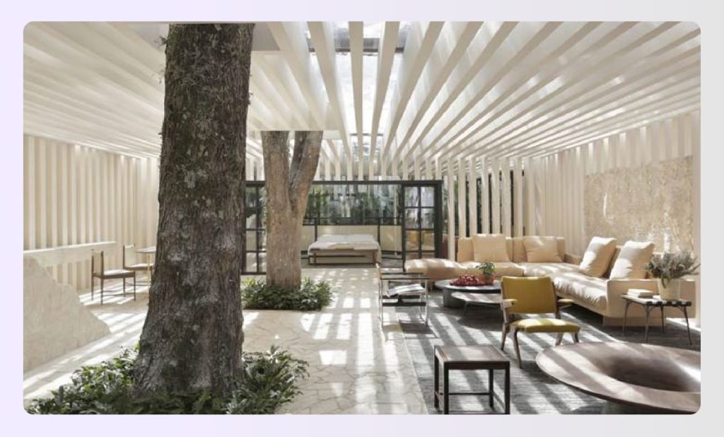 Modern living space representing strong brand identity design