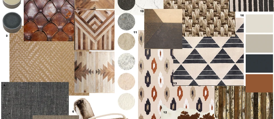 materials and finishes for interior design