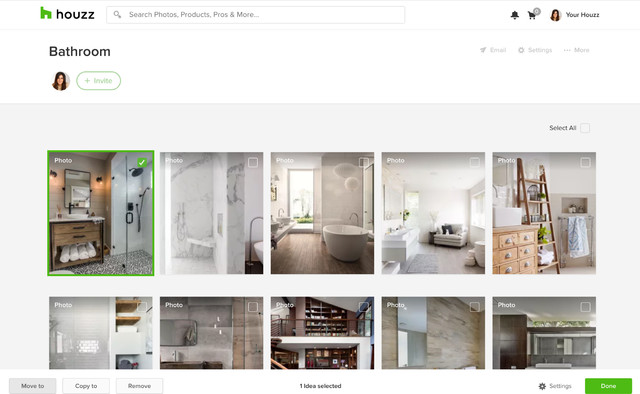 use ideabooks on houzz